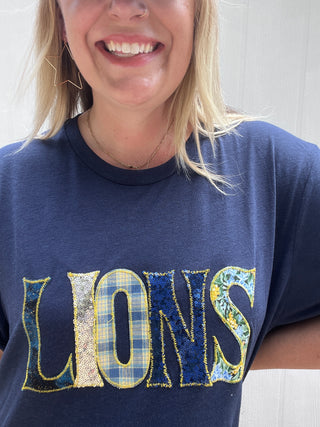 *Special Order* Lions Sequin Spirit Tee