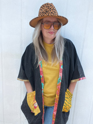 Midnight Mosaics Kimono