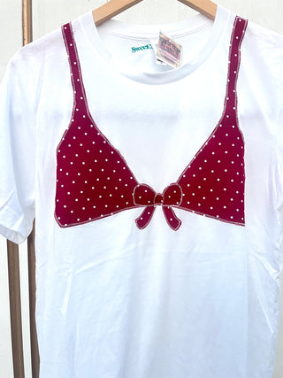 Knot Your Average Bikini Top Tee [Red]