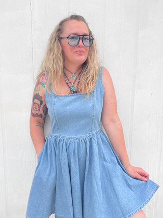 Blue Jean Belle Dress