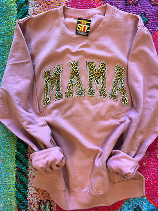 Little Leopard Mama Pullover