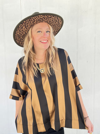 Striped Luxe Top