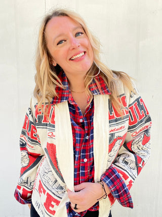 Feed Bag Cardigan [Chicken]