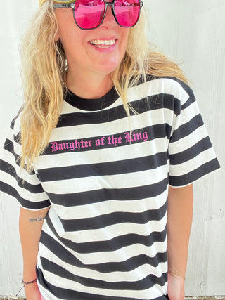 Daughter of the King Striped Tee