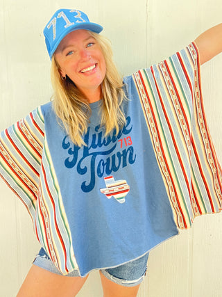 Hustle Town Cielo Serape Poncho