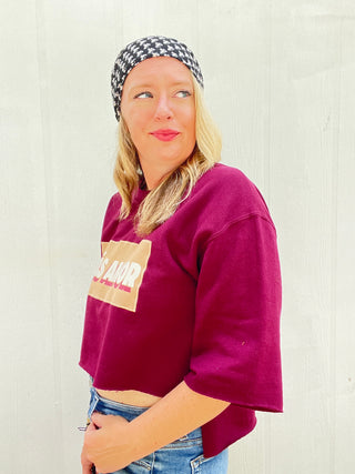 *True Treasure* Mas Amor Cropped Pullover