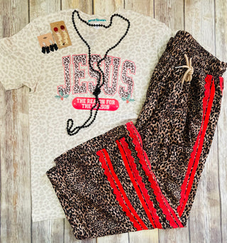 Wild & Laced Trouser Pants [Red]