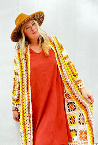 Golden Hour Granny Girl Duster