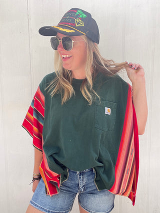 Salsa Carhartt Reworked Poncho Top [Green]