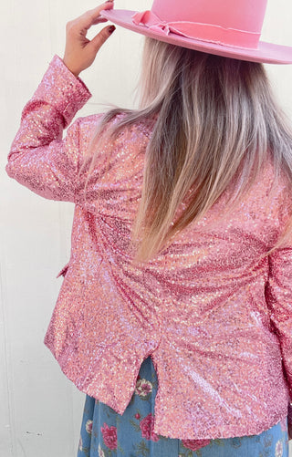 Pink Pony Club Sequin Blazer