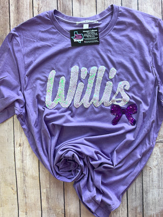 Willis Sequin Game Day Tee