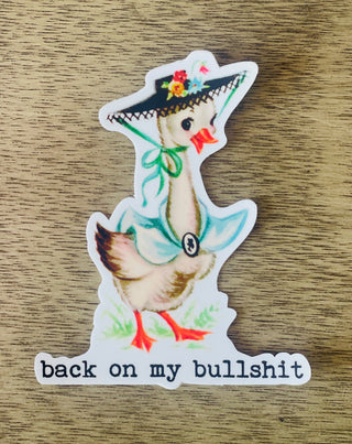 Naughty Goose Sticker