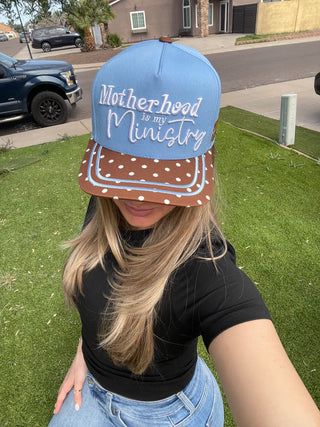 Motherhood Ministry Embroidered Trucker Hat