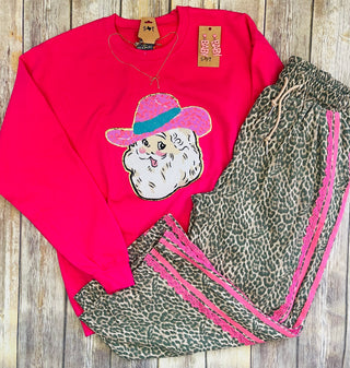 Wild & Laced Trouser Pants [Pink]