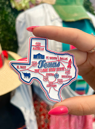 The Lone Star State Magnet [White]