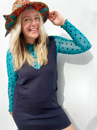 Midnight Layers Knit Dress