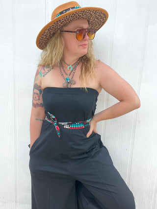 Own the Night Strapless Jumpsuit