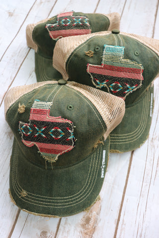Brazos Serape Dirty Trucker Hat
