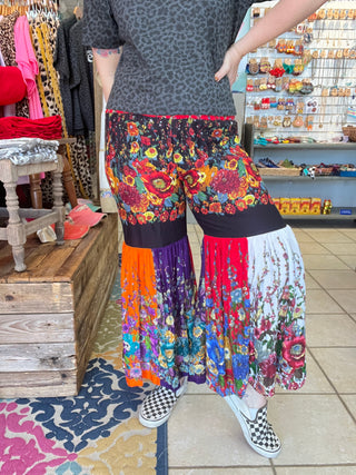 Last Call Boho Gypsy Tiered Pants