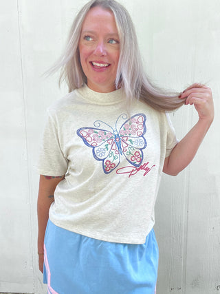 Butterfly Dolly Boxy Tee