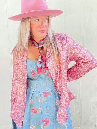 Pink Pony Club Sequin Blazer