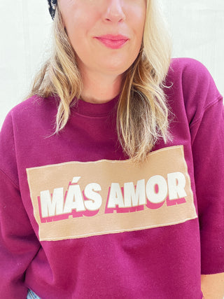 *True Treasure* Mas Amor Cropped Pullover