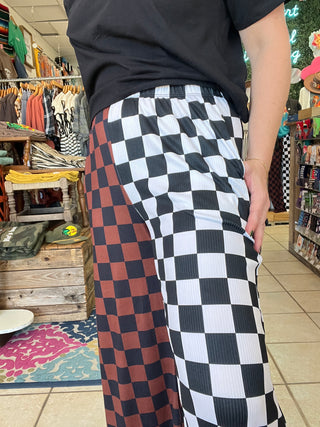 Chic Clash Split Pants