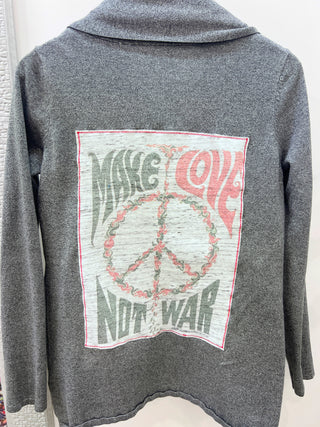 *True Treasure* Make Love Not War Cardigan