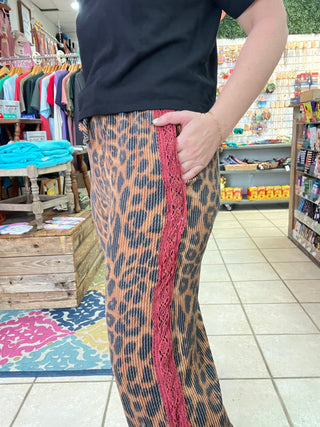 Untamed Lace Leopard Pants