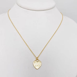 Last Call "F Off" Heart Necklace [2 Colors]