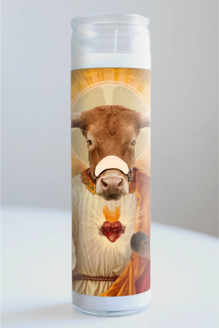 Longhorn Celebrity Saint Candle