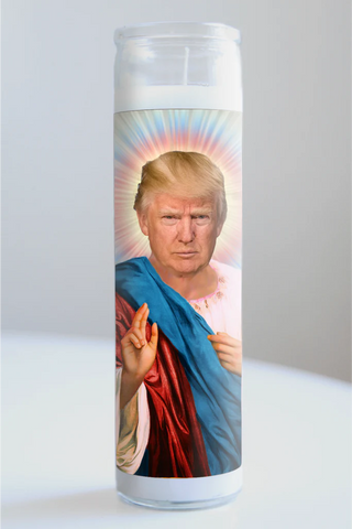 Donald Trump Patriotic Celebrity Saint Candle