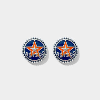 Htown Baseball Stud Earrings