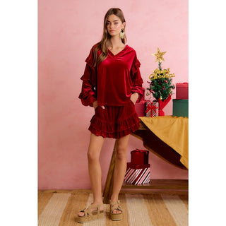 Merry Little Ruffle Shorts