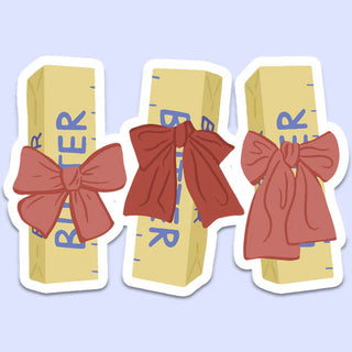 Girly Butter Sticker