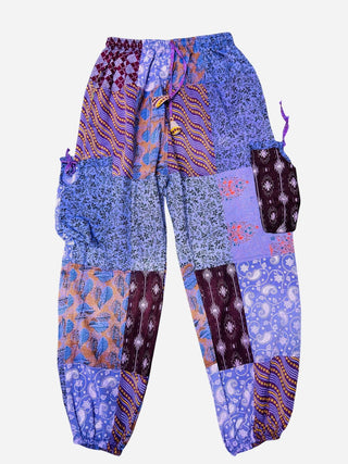 Boho Treasure Patchwork Pant [Purple]