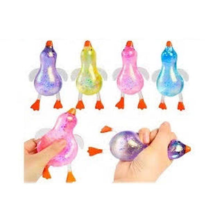Glitter Duck Squeeze Squishy Stress Relief Toy