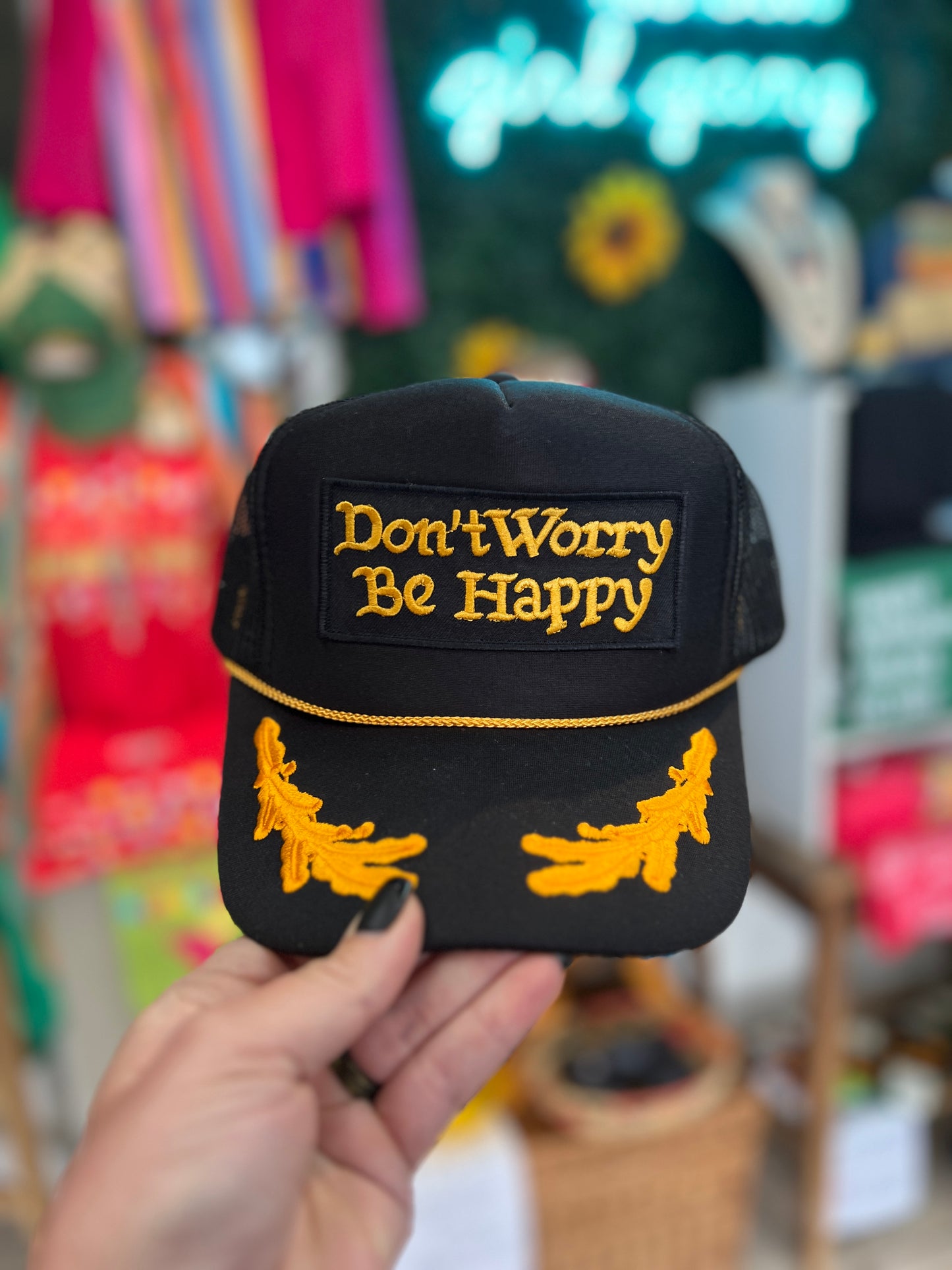 *SPECIAL EDITION* Be Happy Admiral Trucker Hat