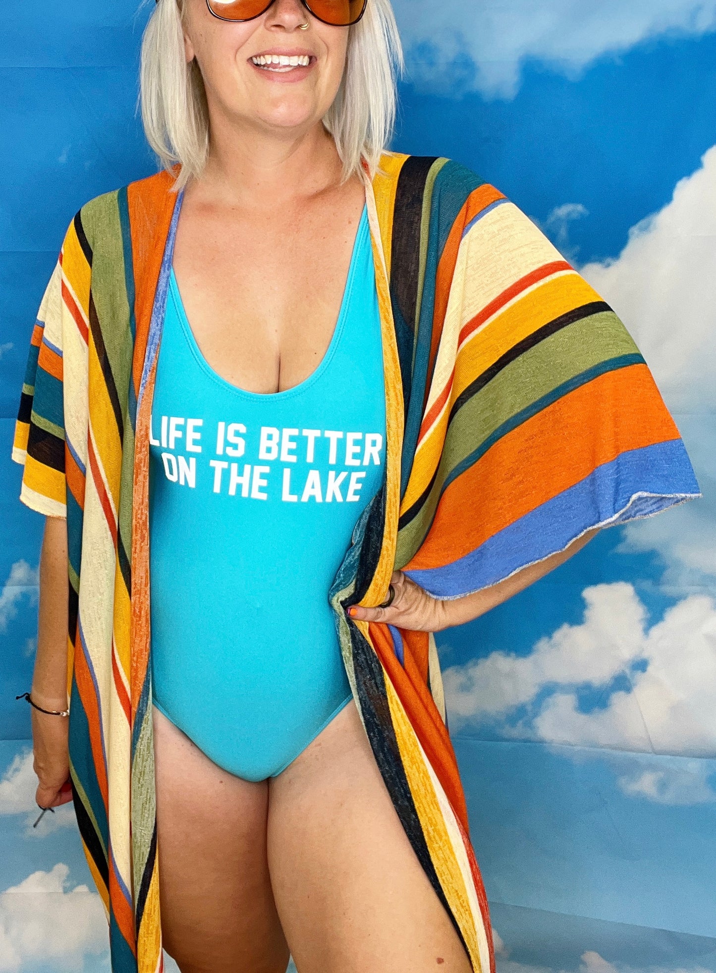 Life Is Better On The Lake Bathing Suit