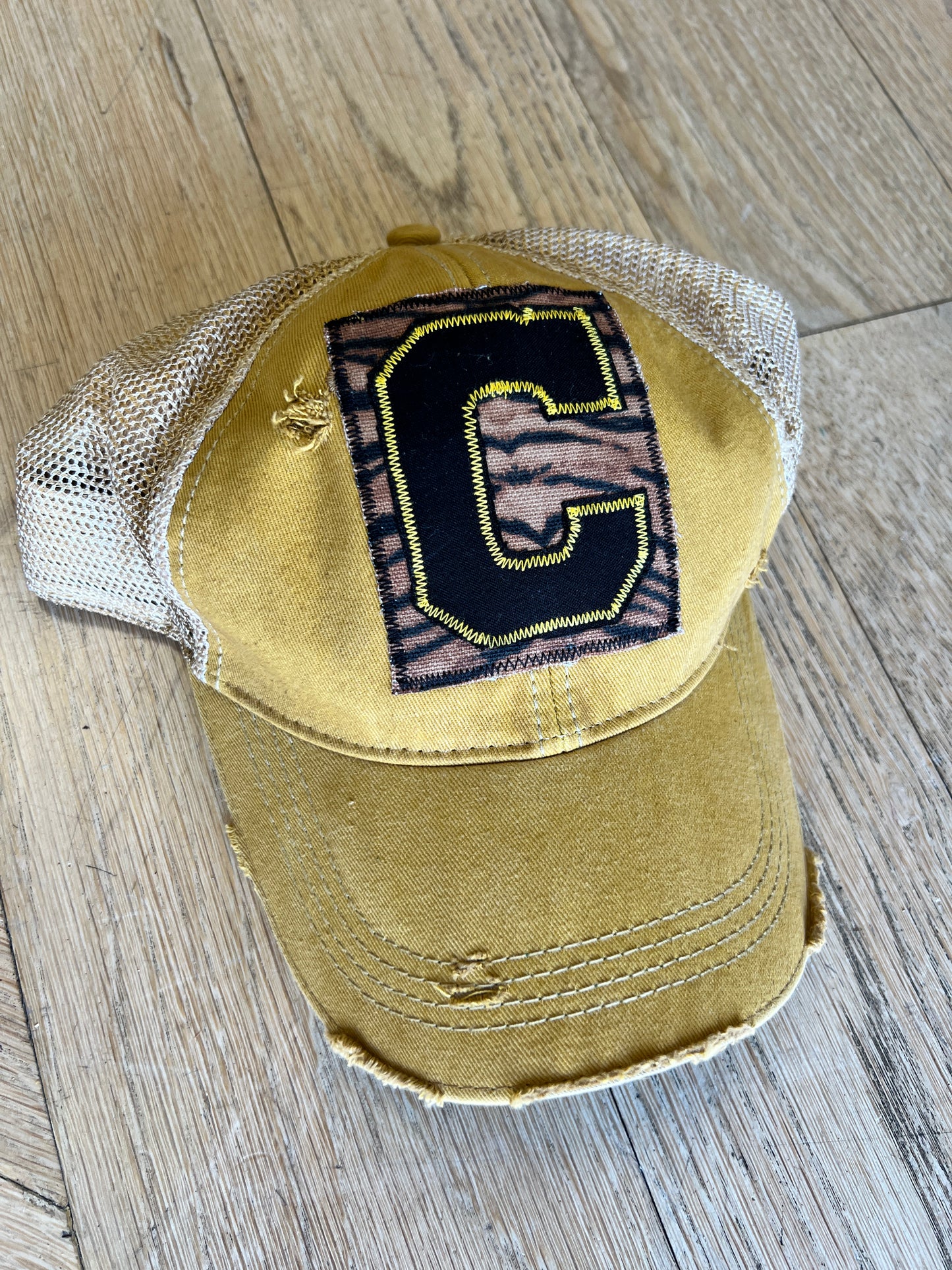 Conroe Varsity Layered Dirty Hat
