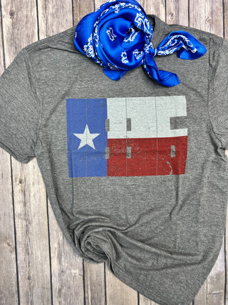 Last Call 1836 Texas Flag Tee