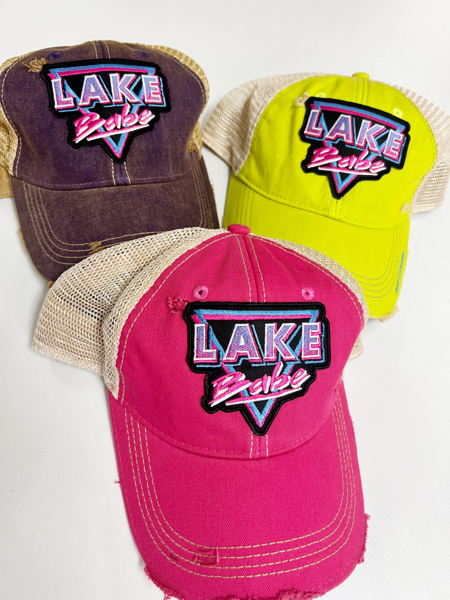 Lake Babe Dirty Trucker Hat