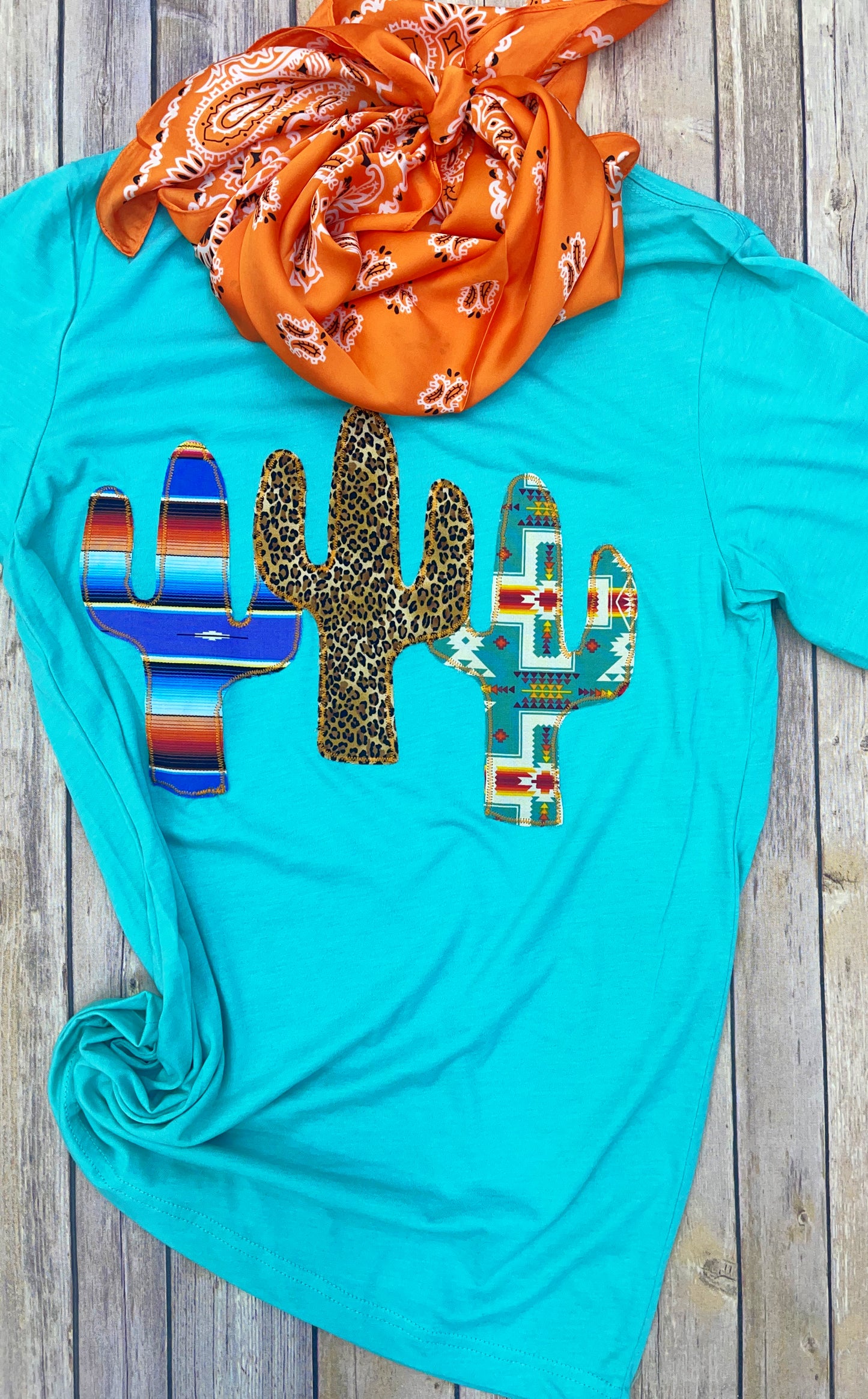 *LIMITED EDITION* Cactus Trifecta Crew Tee [Little Leopard Agave Purple Mix]