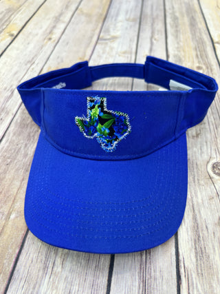 Blue For Texas Visor Hat