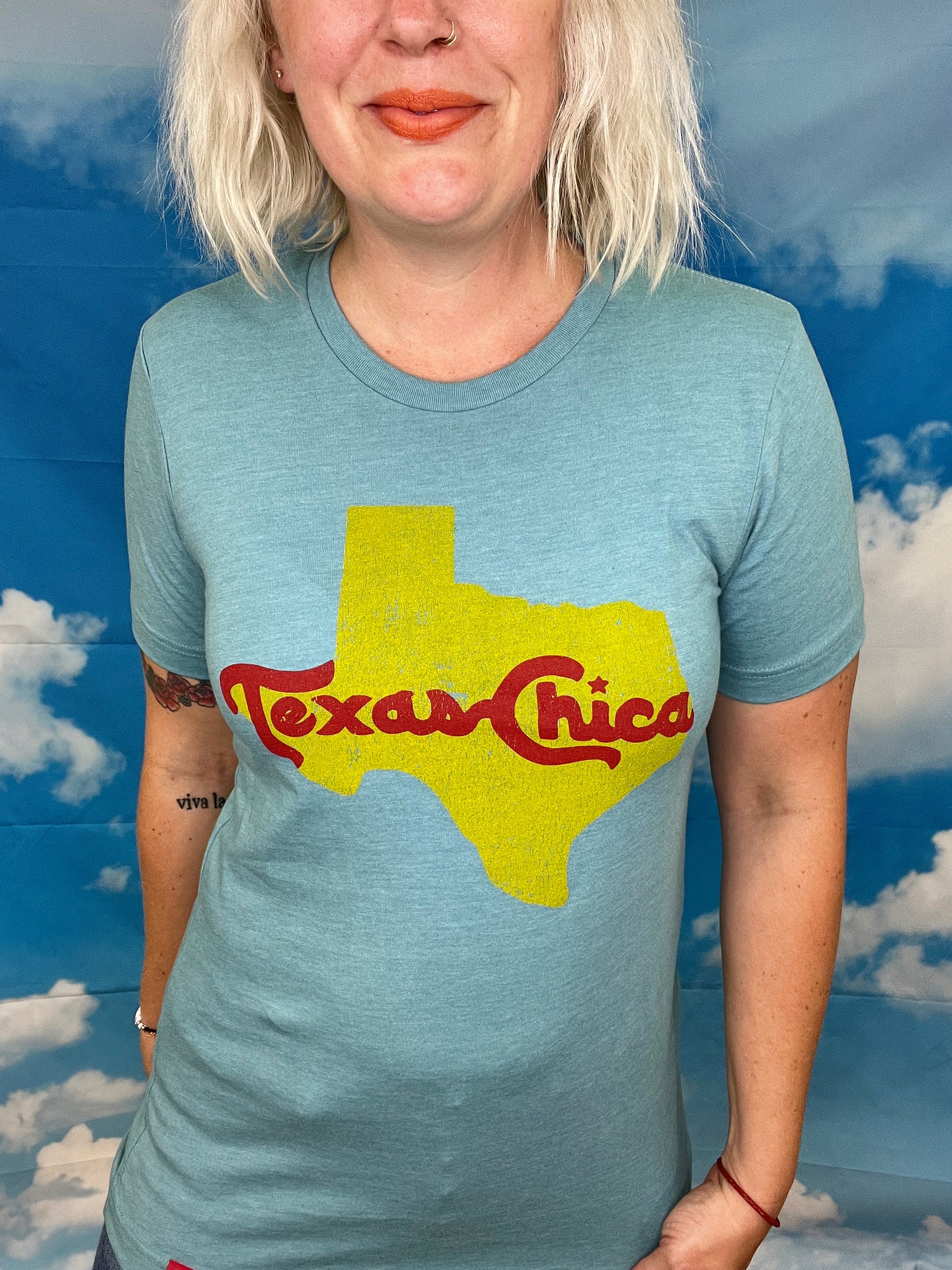 Last Call Texas Chica Tee [Azul]