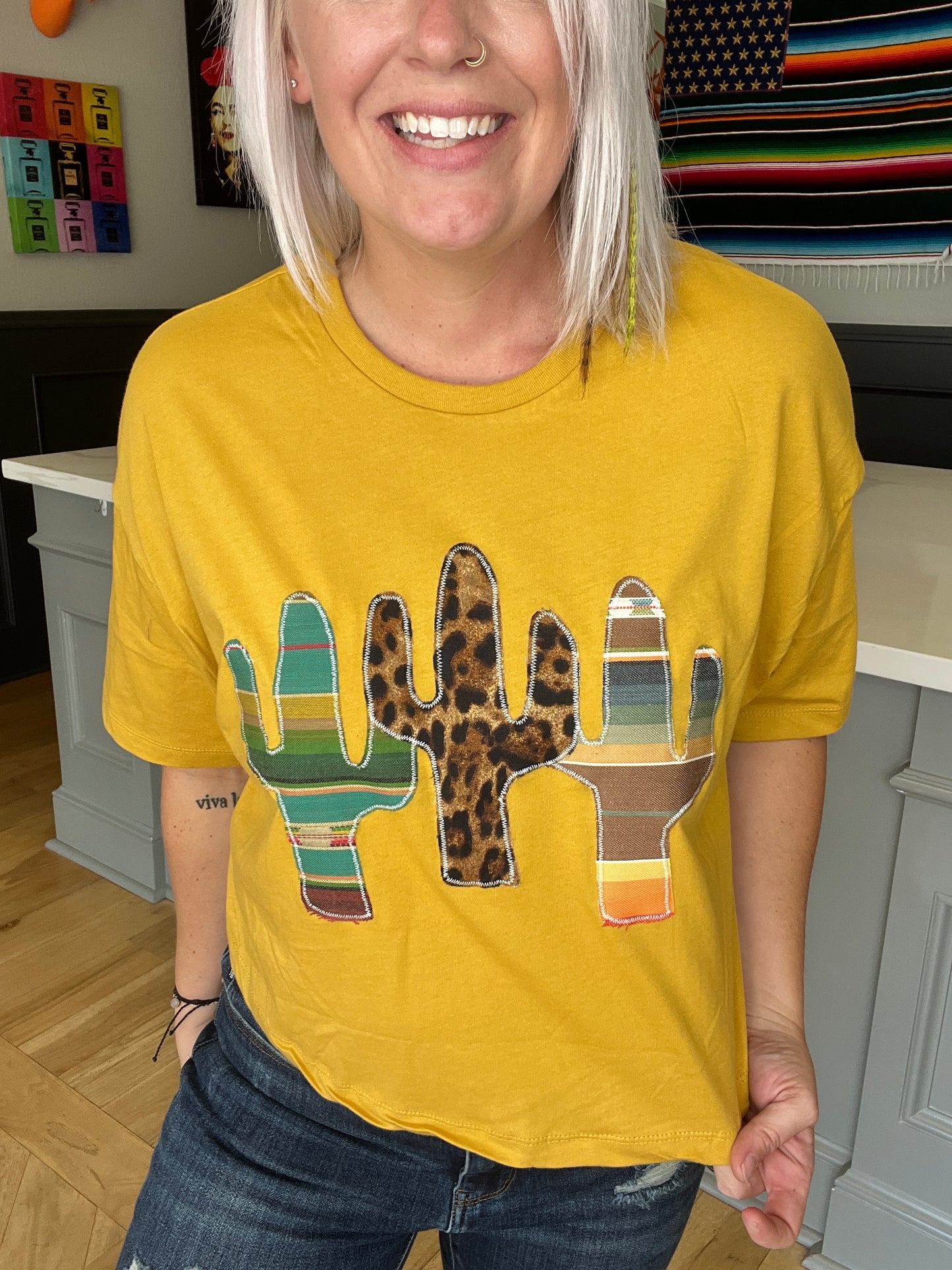 Cactus Trifecta Crop Top [Big Cat Sol Mix]