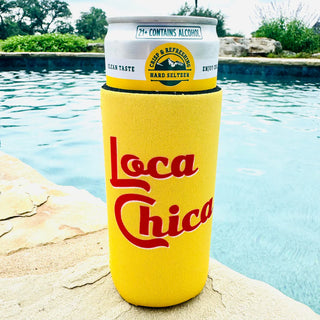 Loca Chica Skinny Can Holder