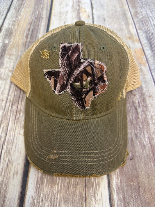 Real Tree Camo Dirty Trucker Hat