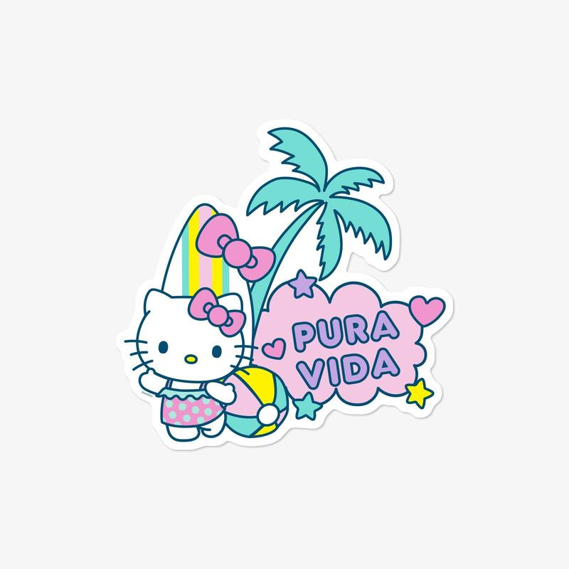 Hello Kitty Surf Sticker
