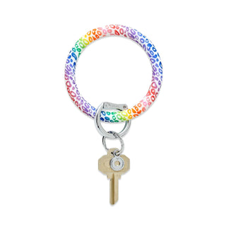 Big O Silicone Keychain [Rainbow Cheetah]